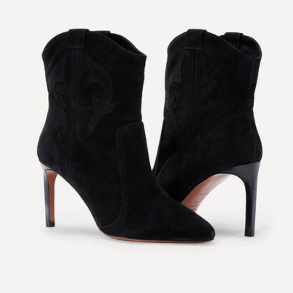 NEW ba&sh Heeled Black Ankle Boot Size 39 IT / 8.5 US